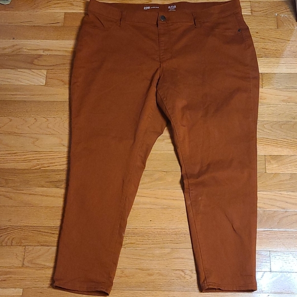 a.n.a Denim - A.N.A Burnt Orange Mid Rise Jegging
